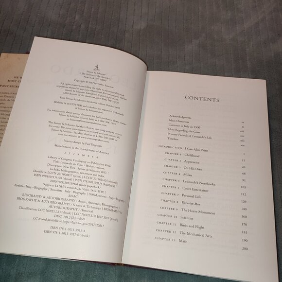 Book Deluxe Glossy Paper Illustrated Leonardo da Vinci Biography History - Picture 6 of 16